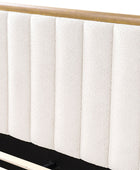 Modory Moro Upholstered Bed Frame with Modular Headboard & Side Storage