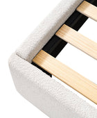 Modory Moro Upholstered Bed Frame with Modular Headboard & Side Storage