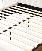 Modory Moro Upholstered Bed Frame with Modular Headboard & Side Storage