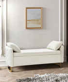 Upholstered Flip Top Storage Bench