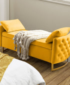 Upholstered Flip Top Storage Bench