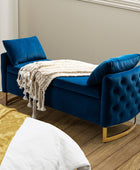 Upholstered Flip Top Storage Bench