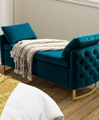 Upholstered Flip Top Storage Bench