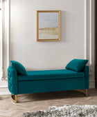 Upholstered Flip Top Storage Bench