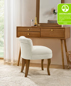 Moises Velvet Vanity Stool