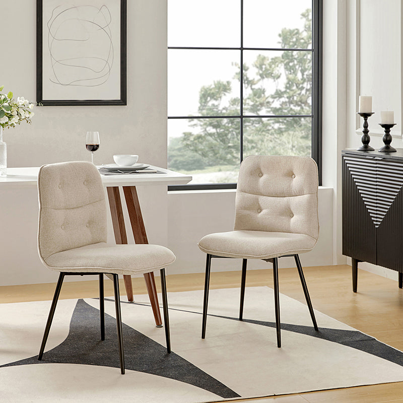 Velvet Modern Dining Chair (Set of 2)