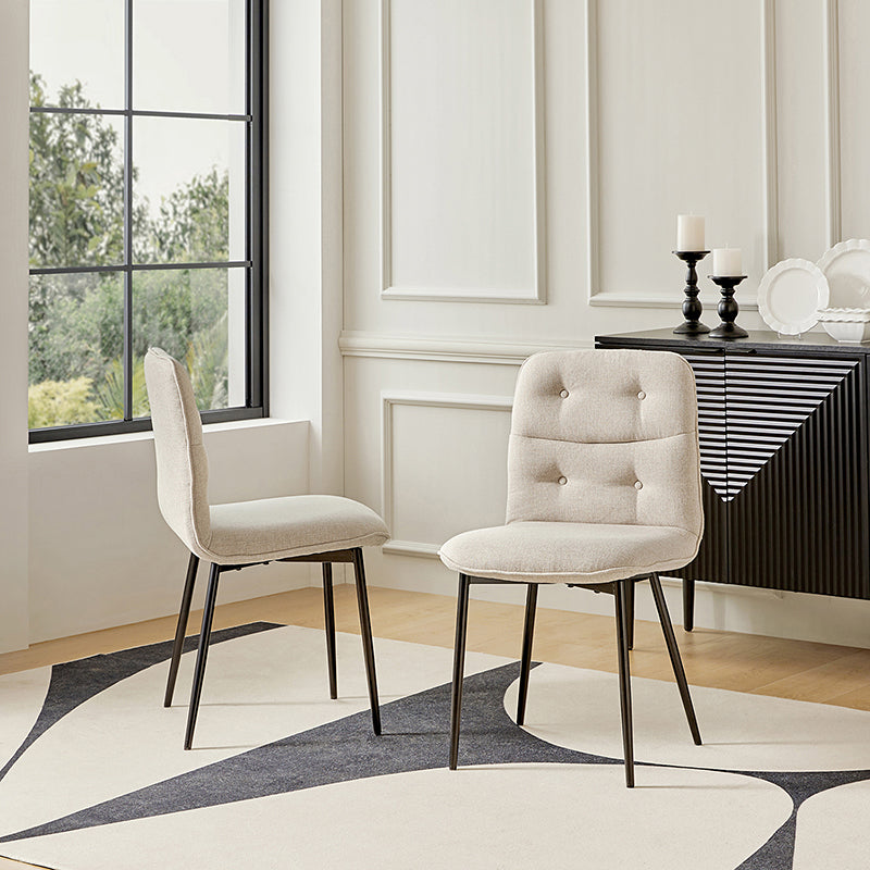 Velvet Modern Dining Chair (Set of 2)