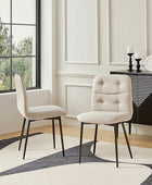 Velvet Modern Dining Chair (Set of 2)