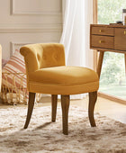 Velvet Vanity Stool