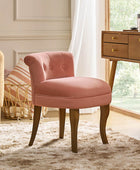 Velvet Vanity Stool