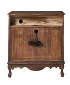 Galatea 3-Drawer Bedside Table with Charging Station