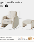 Richard Soft Corduroy Rocking Chair and Ottoman