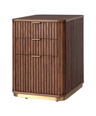 Mason Modern Fluted 3-Drawer Filing Cabinet