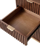 Mason Modern Fluted 3-Drawer Filing Cabinet