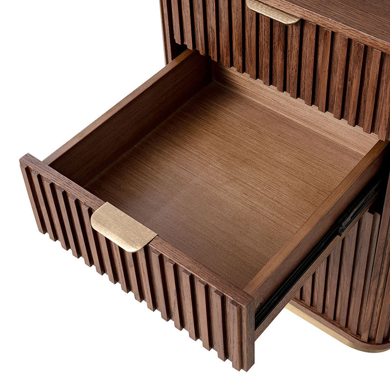 Mason Modern Fluted 3-Drawer Filing Cabinet