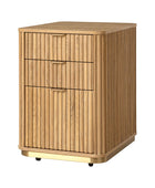 Mason Modern Fluted 3-Drawer Filing Cabinet