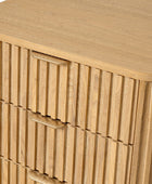 Mason Modern Fluted 3-Drawer Filing Cabinet