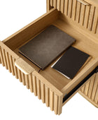 Mason Modern Fluted 3-Drawer Filing Cabinet