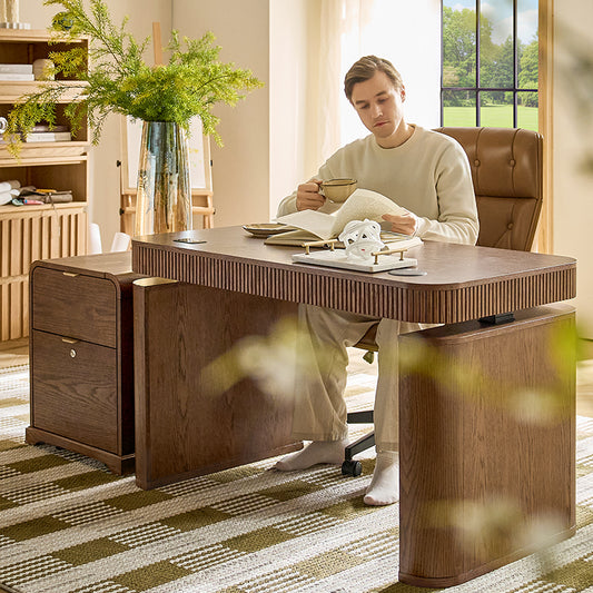 Baggio Modern Electric Adjustable Standing Desk with Cable Management