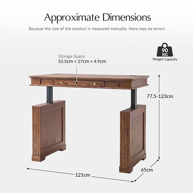 Julia Farmhouse  Electric Adjustable Standing Desk