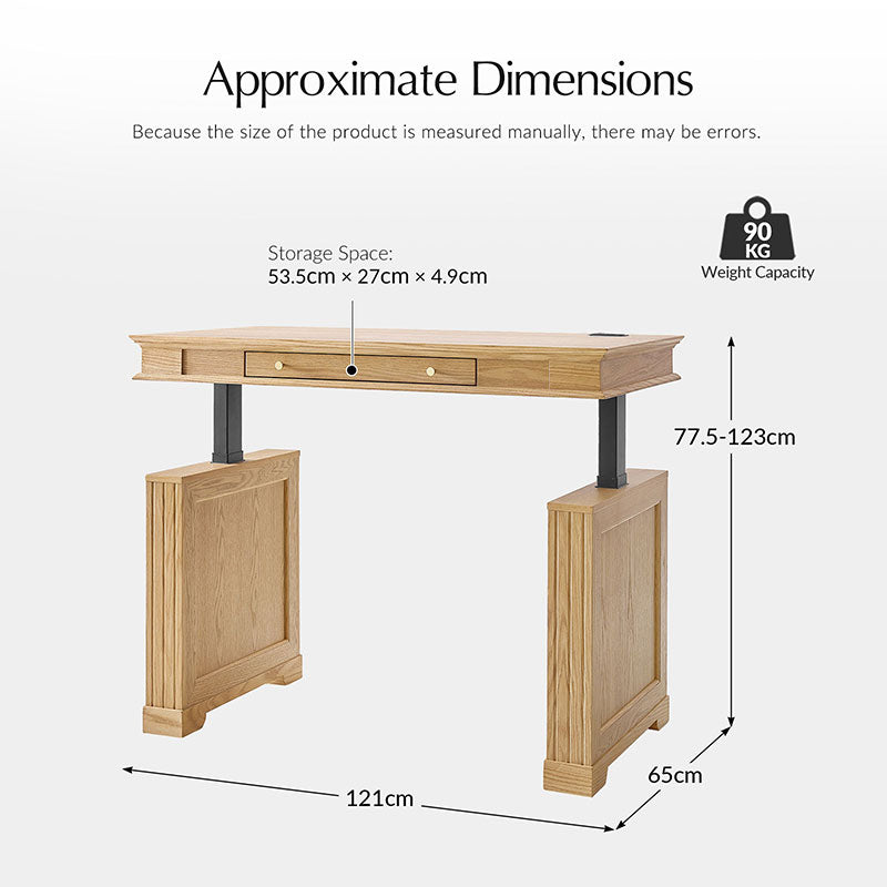 Julia Farmhouse  Electric Adjustable Standing Desk