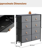 Rebeca 8 Drawer Storage Dresser