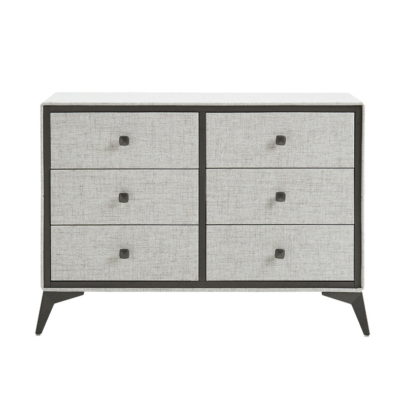 Laura 6-Drawer Upholstered Dresser