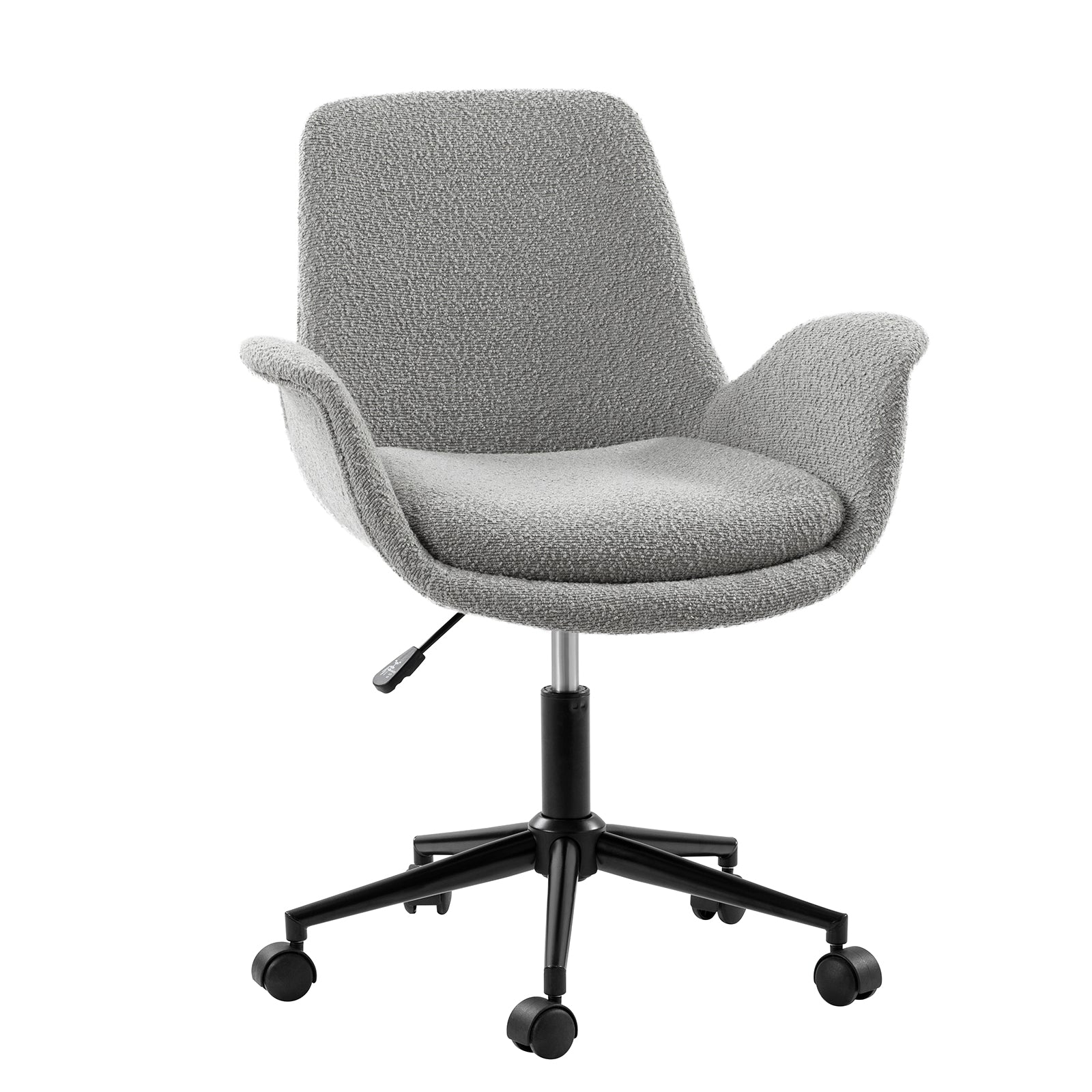 Hugo Mid-Back Office Chair with 360-Degree Swivel and Adjustable Height