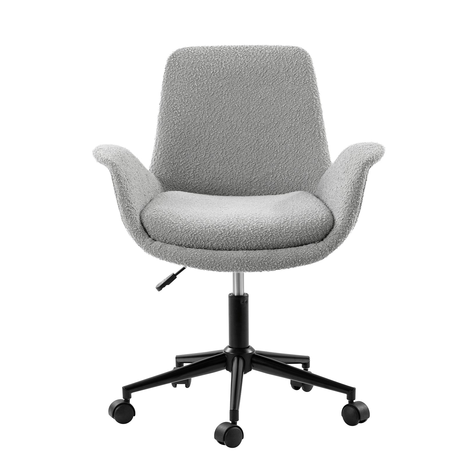 Hugo Mid-Back Office Chair with 360-Degree Swivel and Adjustable Height