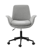 Hugo Mid-Back Office Chair with 360-Degree Swivel and Adjustable Height