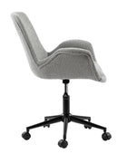 Hugo Mid-Back Office Chair with 360-Degree Swivel and Adjustable Height