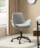 Hugo Mid-Back Office Chair with 360-Degree Swivel and Adjustable Height