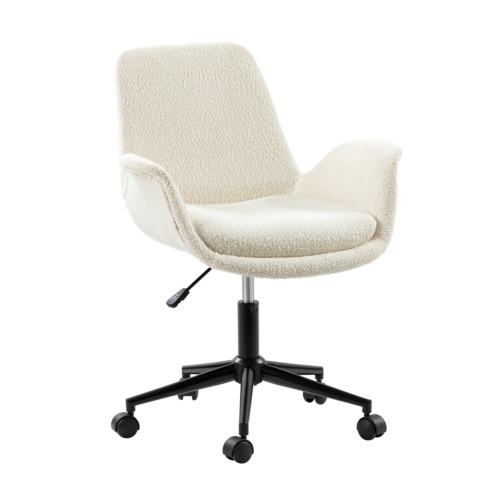 Hugo Mid-Back Office Chair with 360-Degree Swivel and Adjustable Height