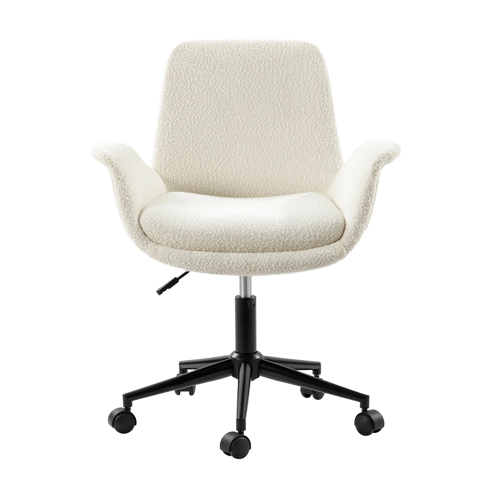 Hugo Mid-Back Office Chair with 360-Degree Swivel and Adjustable Height