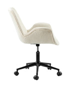 Hugo Mid-Back Office Chair with 360-Degree Swivel and Adjustable Height