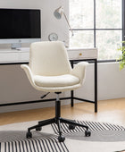 Hugo Mid-Back Office Chair with 360-Degree Swivel and Adjustable Height