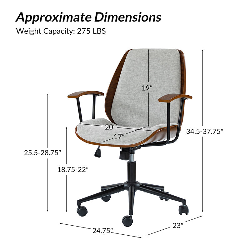 Alina Versatile Adjustable Height Office Chair