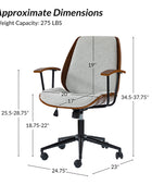 Alina Versatile Adjustable Height Office Chair