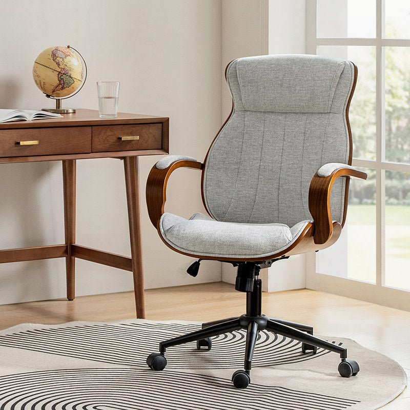 Amparo Adjustable Ergonomic Office Chair with Padded Arms