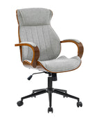 Amparo Adjustable Ergonomic Office Chair with Padded Arms