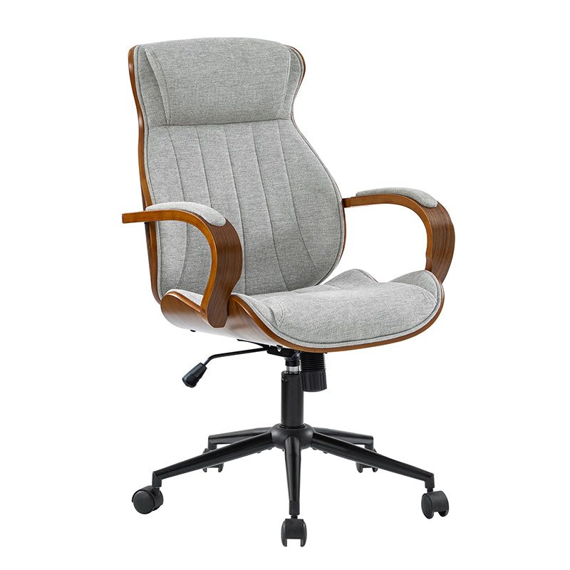 Amparo Adjustable Ergonomic Office Chair with Padded Arms