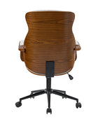 Amparo Adjustable Ergonomic Office Chair with Padded Arms