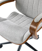 Amparo Adjustable Ergonomic Office Chair with Padded Arms