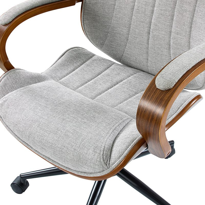 Amparo Adjustable Ergonomic Office Chair with Padded Arms