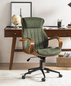 Amparo Adjustable Ergonomic Office Chair with Padded Arms