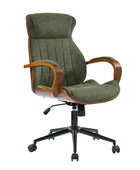 Amparo Adjustable Ergonomic Office Chair with Padded Arms