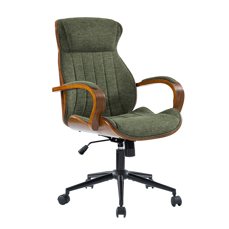 Amparo Adjustable Ergonomic Office Chair with Padded Arms
