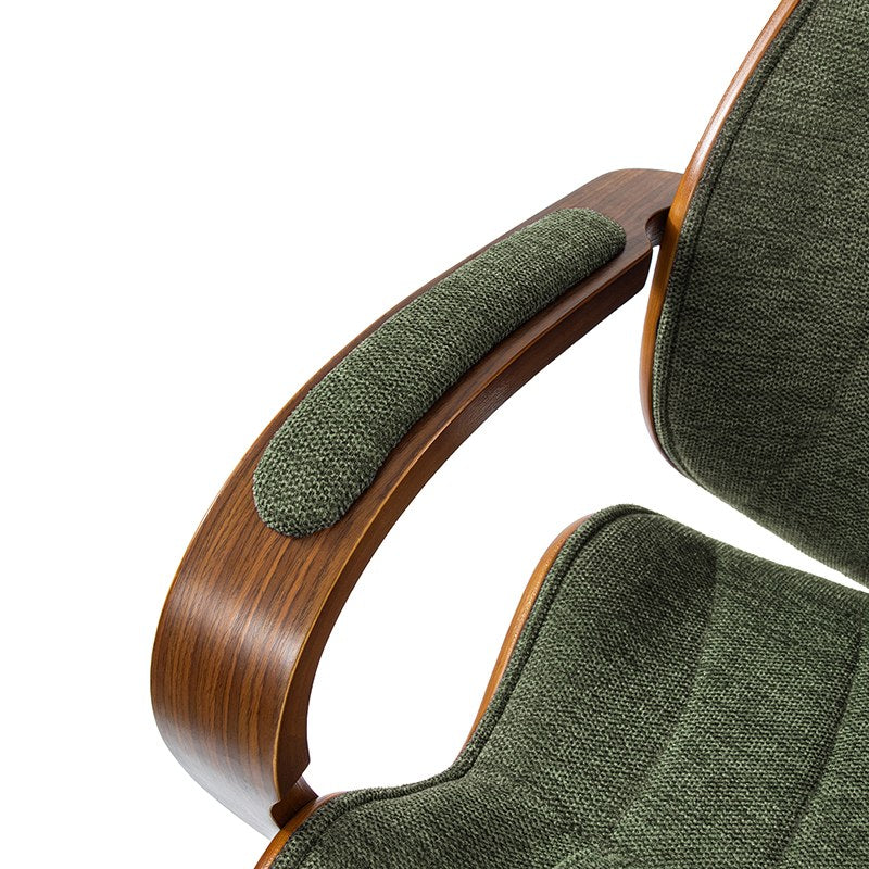 Amparo Adjustable Ergonomic Office Chair with Padded Arms