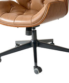 Linzy Genuine Leather Office Chair