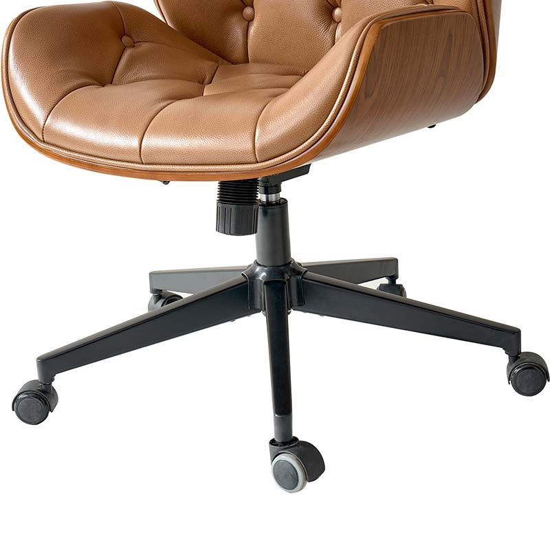 Linzy Genuine Leather Office Chair